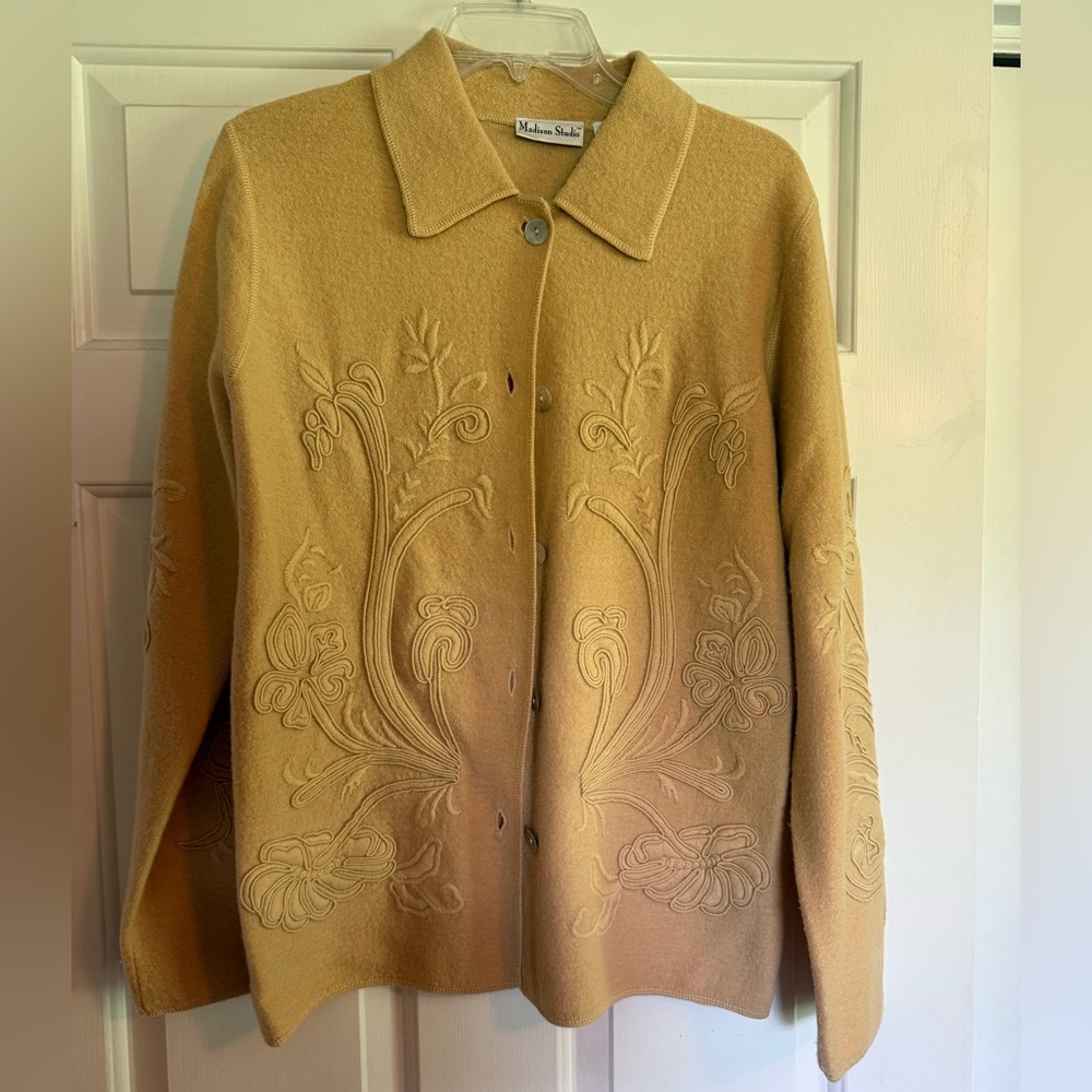 Madison Studio Pale Mustard Jacket